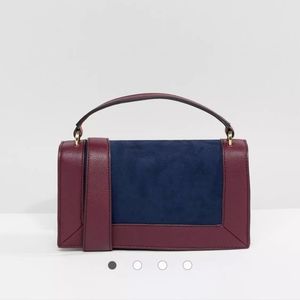 ASOS contrast outer edge crossbody bag
